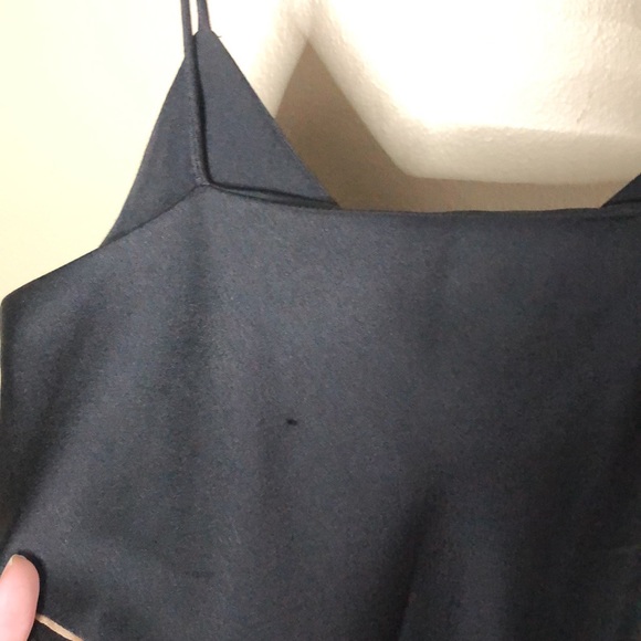 Sam Edelman spaghetti strap slinky midi dress with leopard detailing - Picture 7 of 8